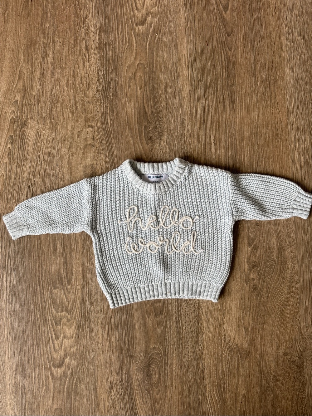 Old Navy Knit Announcement Sweater